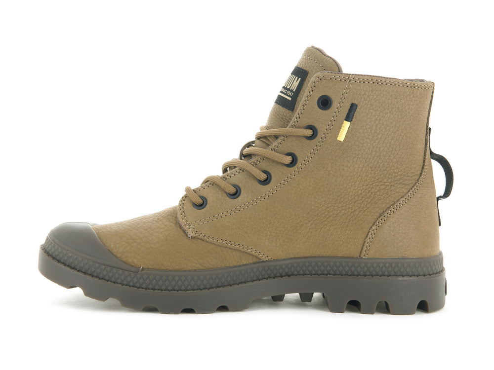 Botas De Invierno Palladium PAMPA HI SUPPLY LEATHER Mujer Marrones | Costa Rica-30547